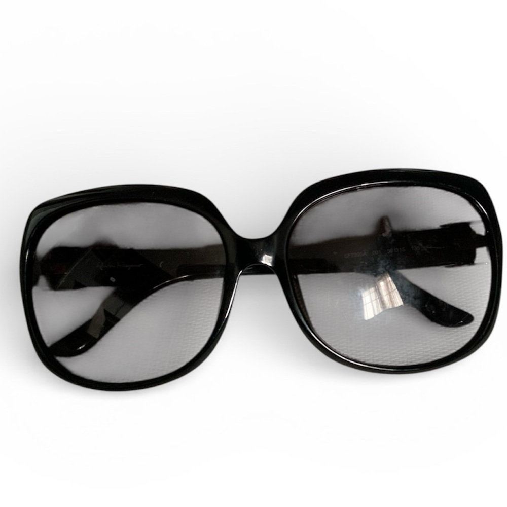 Classic Black Sunglasses by Salvatore Ferragamo with original case included